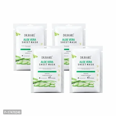 Dr Rashel Aloe Vera Sheet Mask 20 g Each (Pack Of 4)