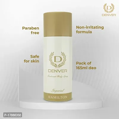 Denver Imperial Deodorant For Man  Women 165 ml Each (Pack Of 3)-thumb5