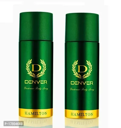 Denver Hamilton Deodorant For Man  Women 165 ml Each (Pack Of 2)-thumb0