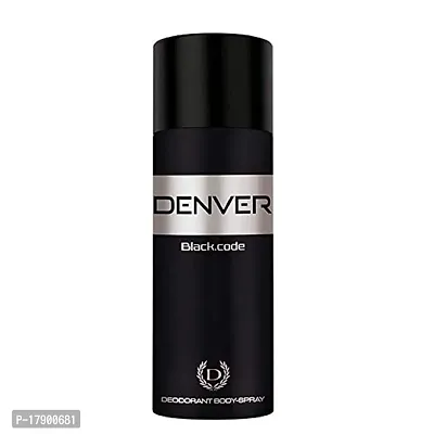 Denver Blackcode Deodorant For Man  Women 165 ml Each (Pack Of 3)-thumb2