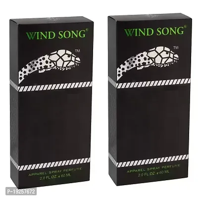 Wind Song Apparel Spray Perfume For Man  Women 60 ml Each (Pack Of 2)