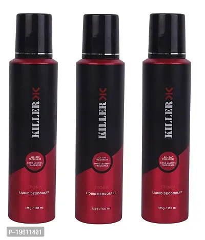 Killer Storm Deodorant For Man 150 ml Each (Pack Of 3)