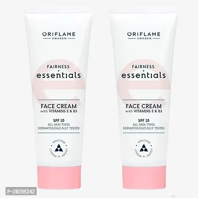 Oriflame Fairness Essentials SPF 10 Face Cream with Vitamin E  B3 50 ml Each (Pack Of 2)