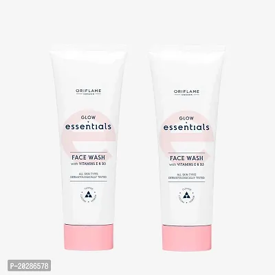 Oriflame Glow Essentials Face Wash 125 ml Each (Pack Of 2)