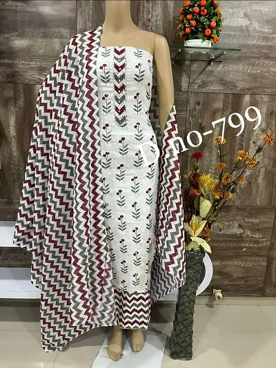 Fancy Unstitched Dress Material for Women