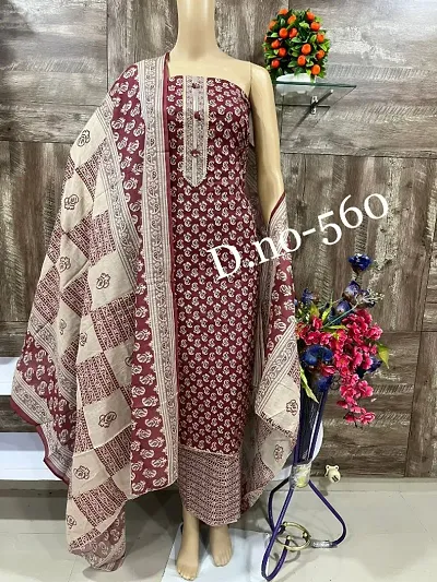 Beautiful Embroidered and Dress Material with Dupatta