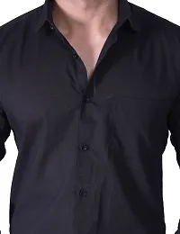 Mens Solid Casual Shirt-thumb1