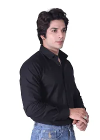 Mens Solid Casual Shirt-thumb2