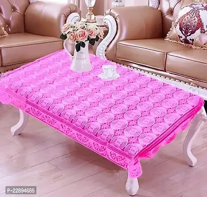 Beautiful Pink Cotton Blend  Round Table Cover