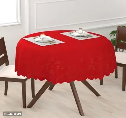 Printed 2 Seater Cotton Round Center Table Covers-thumb0