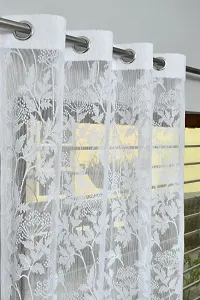 Printed  Feet Door Curtain (Set of 2)-thumb1