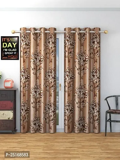 Home Decor Door 7 feet Curtain (Set of 2)