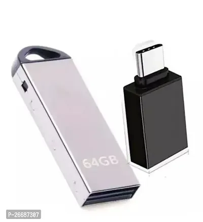 64Matel V220W GB Pen Drive - 1 OTG Free Realspeed Grey, Black2.0-thumb0