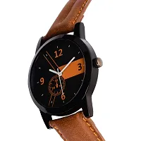 Varni Retail Brown Sports Leather Wrist Watch for Boys and Men Analog Watch - for Boys-thumb1