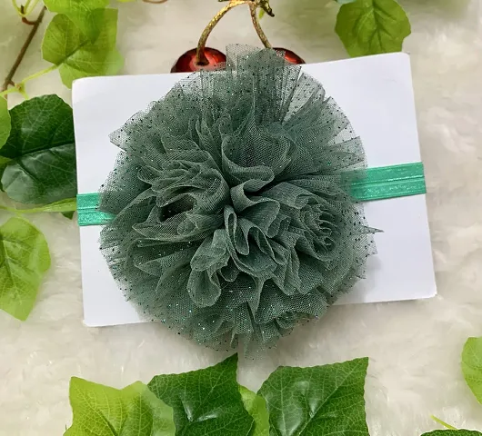 Joy's Creations Soft Elastic Chrysanthemum Flower HairBand for Girls