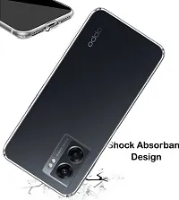 ZAMN - Transparent Silicon Soft Case Compatible For OPPO A77 ( Pack of 1 )-thumb1