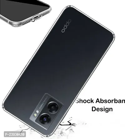 ZAMN - Transparent Silicon Soft Case Compatible For OPPO A77 ( Pack of 1 )-thumb2