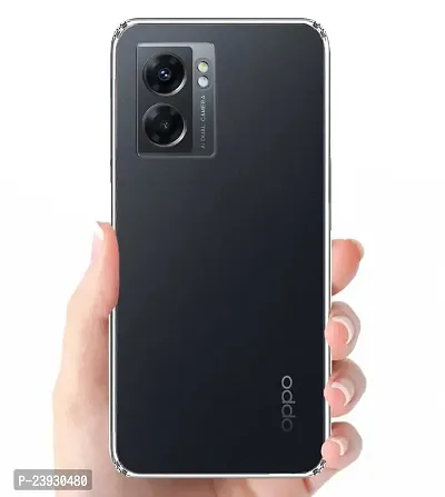 ZAMN - Transparent Silicon Soft Case Compatible For OPPO A77 ( Pack of 1 )-thumb3