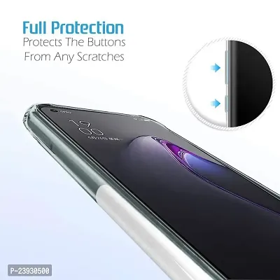 ZAMN - Transparent Silicon Soft Case Compatible For OPPO RENO 8 PRO 5G ( Pack of 1 )-thumb4