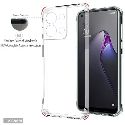 ZAMN - Transparent Silicon Soft Case Compatible For OPPO RENO 8 PRO 5G ( Pack of 1 )-thumb5
