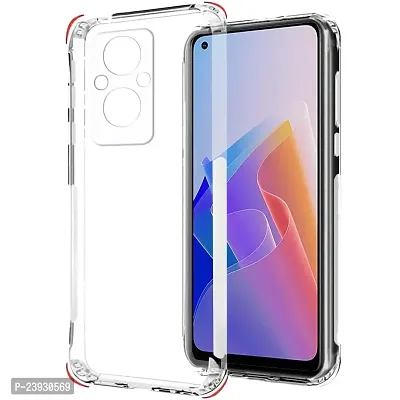 ZAMN - Transparent Silicon Soft Case Compatible For OPPO F21 PRO 5G ( Pack of 1 )-thumb0