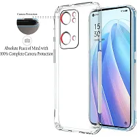 ZAMN - Transparent Silicon Soft Case Compatible For OPPO RENO 7 PRO 5G ( Pack of 1 )-thumb1