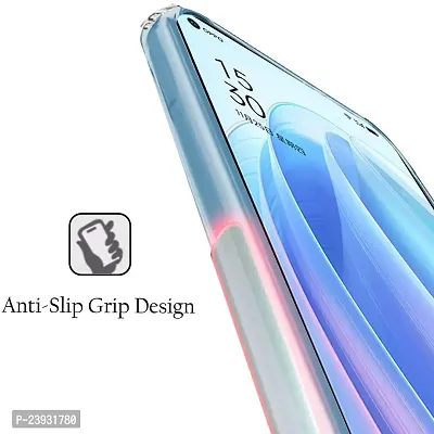 ZAMN - Transparent Silicon Soft Case Compatible For OPPO RENO 7 PRO 5G ( Pack of 1 )-thumb3