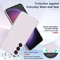 ZAMN - Transparent Silicon Soft Case Compatible For SAMSUNG GALAXY S23 PLUS 5G ( Pack of 1 )-thumb4