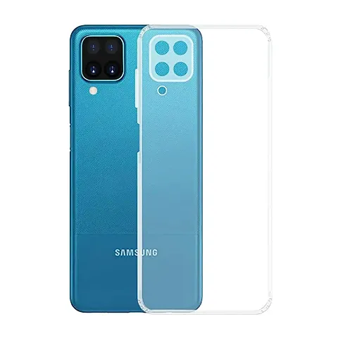 Arayle Thermoplastic Polyurethane Mobile Cover Soft & Flexible Shockproof Back Cover with Cushioned Edges Transparent for Samsung Galaxy M33 5g