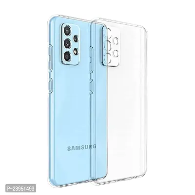 ZAMN - Transparent Silicon Soft Case Compatible For SAMSUNG GALAXY A32 4G ( Pack of 1 )-thumb0