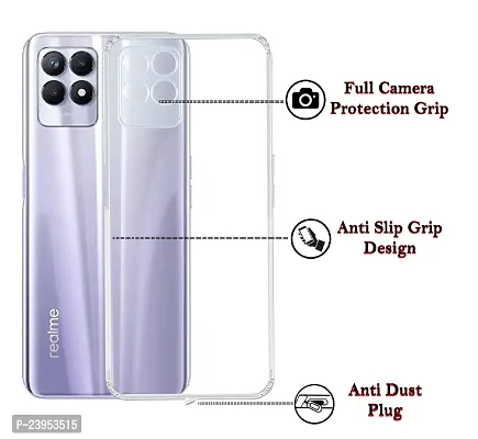 ZAMN - Transparent Silicon Soft Case Compatible For REALME NARZO 50 4G ( Pack of 1 )-thumb2