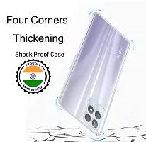 ZAMN - Transparent Silicon Soft Case Compatible For REALME 8i ( Pack of 1 )-thumb1