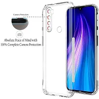 ZAMN - Transparent Silicon Soft Case Compatible For REDMI NOTE 8 ( Pack of 1 )-thumb1