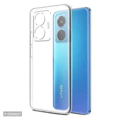 ZAMN - Transparent Silicon Soft Case Compatible For VIVO T1 44W ( Pack of 1 )