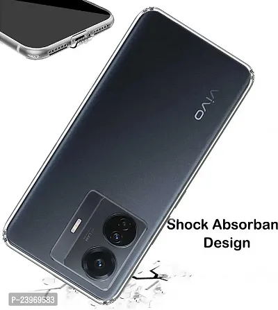 ZAMN - Transparent Silicon Soft Case Compatible For IQOO Z6 PRO 5G ( Pack of 1 )-thumb5
