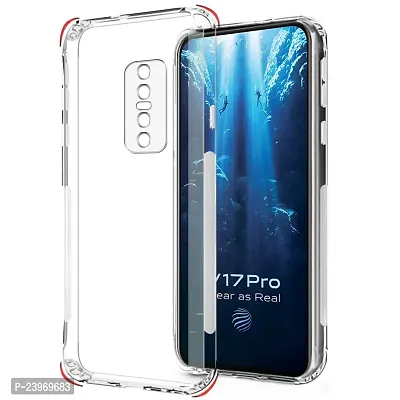 ZAMN - Transparent Silicon Soft Case Compatible For VIVO V17 PRO ( Pack of 1 )-thumb0