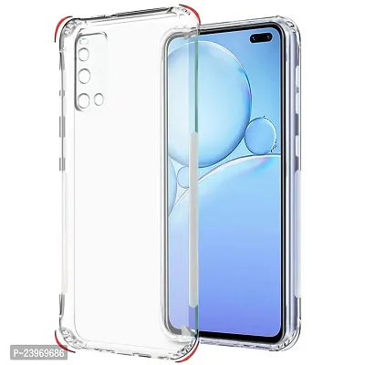 ZAMN - Transparent Silicon Soft Case Compatible For VIVO V19 ( Pack of 1 )-thumb0