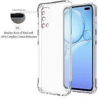 ZAMN - Transparent Silicon Soft Case Compatible For VIVO V19 ( Pack of 1 )-thumb1