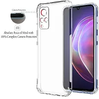 ZAMN - Transparent Silicon Soft Case Compatible For VIVO V21 5G ( Pack of 1 )-thumb4