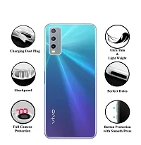 ZAMN - Transparent Silicon Soft Case Compatible For VIVO Y20g ( Pack of 1 )-thumb3
