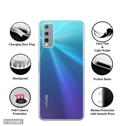 ZAMN - Transparent Silicon Soft Case Compatible For VIVO Y20g ( Pack of 1 )-thumb4