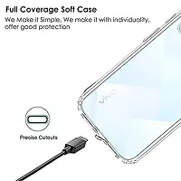 ZAMN - Transparent Silicon Soft Case Compatible For VIVO Y21 ( Pack of 1 )-thumb1