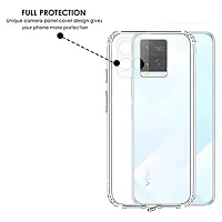 ZAMN - Transparent Silicon Soft Case Compatible For VIVO Y21e ( Pack of 1 )-thumb1