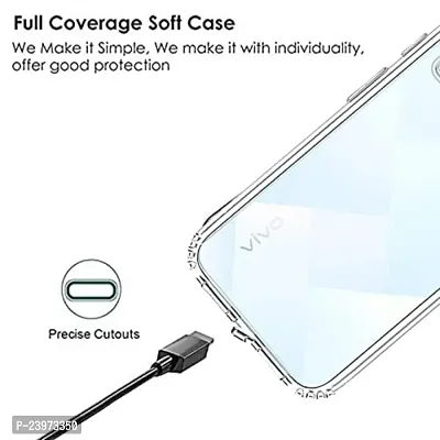 ZAMN - Transparent Silicon Soft Case Compatible For VIVO Y33s ( Pack of 1 )-thumb3