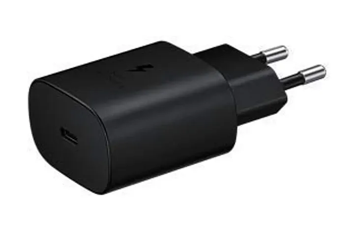 ZAMN - 25W USB-C Travel Adapter for SAMSUNG SMARTPHONES (Black, Without Cable)