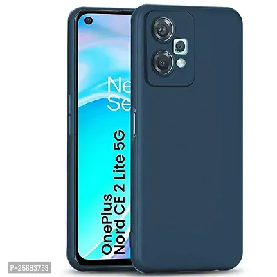 ZAMN - BLUE Silicon Soft Case Compatible For ONEPLUS NORD CE 2 LITE ( Pack of 1 )