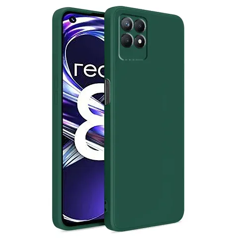 ZAMN - GREEN Silicon Soft Case Compatible For REALME NARZO 50 ( Pack of 1 )