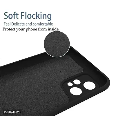 ZAMN - BLACK Silicon Soft Case Compatible For REALME 9 PRO ( Pack of 1 )-thumb2