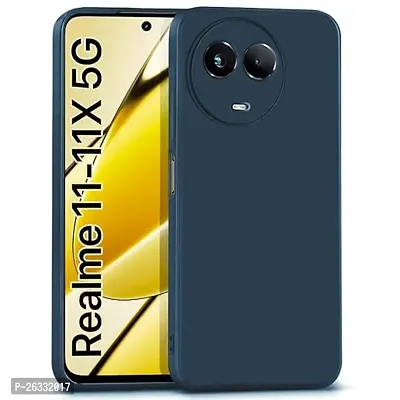 ZAMN - BLUE Silicon Soft Case Compatible For REALME 11 5G ( Pack of 1 )-thumb0