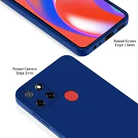 ZAMN - BLUE Silicon Soft Case Compatible For REALME C12 ( Pack of 1 )-thumb1